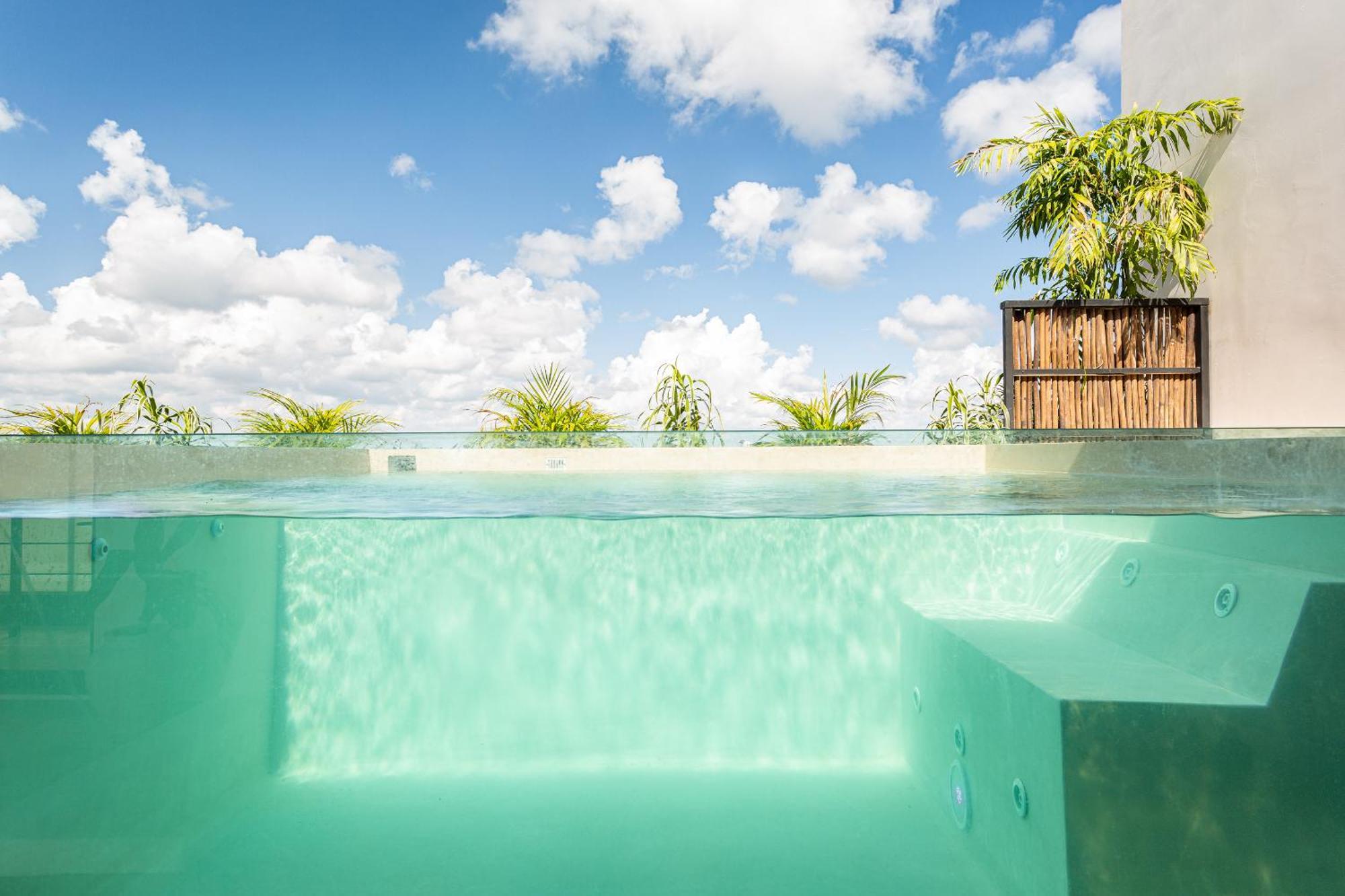 Tulum Penthouse Oasis: Rooftop Pool & Luxury Stay Exterior photo